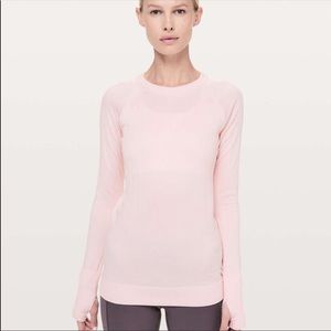 SOLD Lululemon Restless Pullover, Blissful Pink
